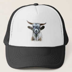 Fun Old Goat Over the Hill Humour Trucker Hat