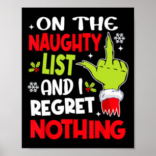 Fun On The List Of Naughty And I Regret Nothing Ch Poster