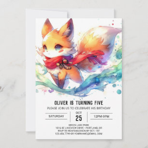  Fun Online Fox Birthday Invitation