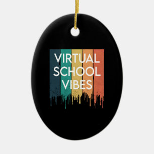 Fun Online Learning Virtual School Vibes Ceramic Tree Decoration