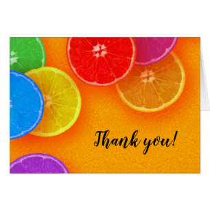 Fun orange slices Thank you