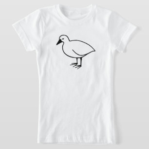 Fun Outline of a Bird T-Shirt