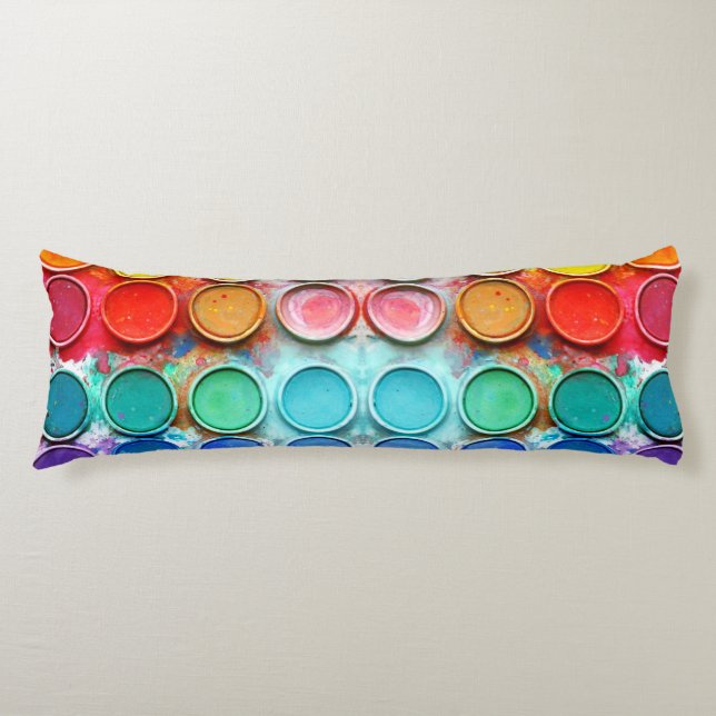 Fun paint colour box body cushion (Front)