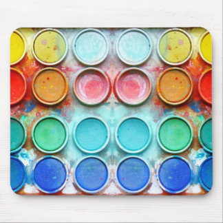 Fun paint colour box mouse mat