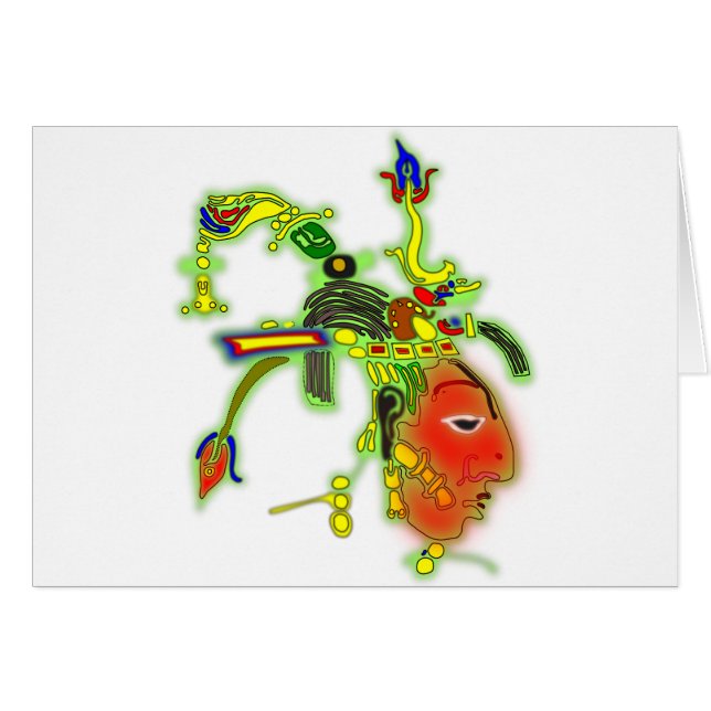 Fun  Painting Mask Tribal Face (Front Horizontal)