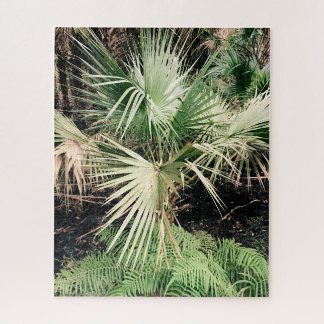 Fun Palm Tree Leaves Puzzle (Vertical)