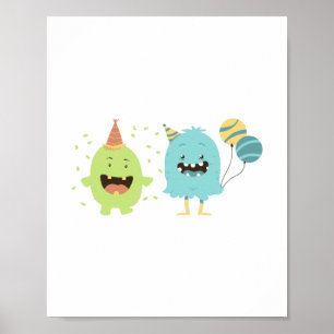 Fun Party Monster Poster