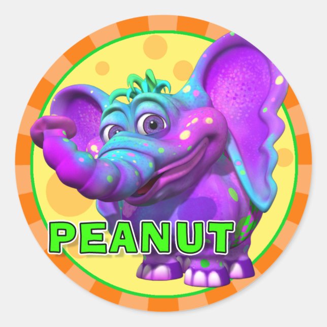 Fun Peanut Stickers (Front)