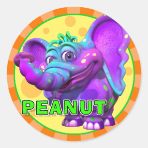 Fun Peanut Stickers