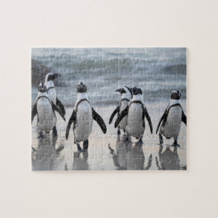 Fun Penguin Bird Wildlife Nature Art Jigsaw Puzzle