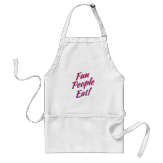 Fun People Eat Funny Food Slogan Standard Apron
