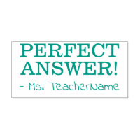 Fun "PERFECT ANSWER!" + Custom Instructor Name
