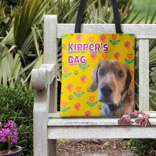 Fun Personalised Dog Owner Gift – Custom Pet Photo Tote Bag
