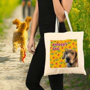 Fun Personalised Dog Owner Gift – Custom Pet Photo Tote Bag