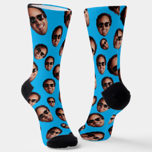 Fun Personalised Face Photo Socks
