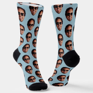 Fun Personalised Face Photo Socks