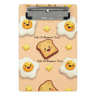 Fun Personalised Food Themed Clipboard