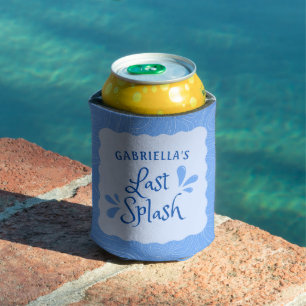 Fun Personalised "Last Splash" Bachelorette Party Can Cooler