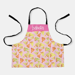 Fun Personalised Pizza Slices Random Pattern  Apron