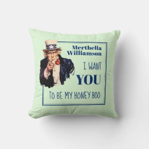 Fun Personalised Proposal Couple Cushion