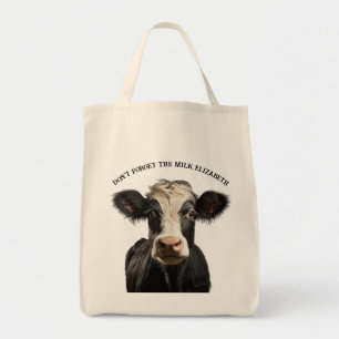 Fun personalised shopping quotes  tote bag
