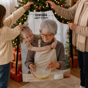 Fun Photo Apron Grandmother Holiday Gift