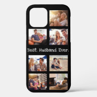 Fun Photo Best Husband Collage Personalised Black