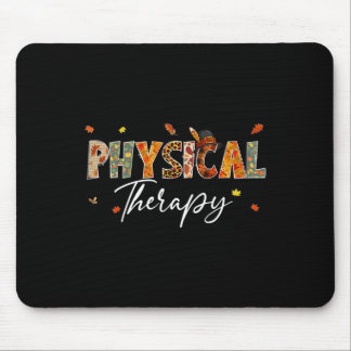 Fun Physical Therapy Pumpkin Autumn Tree Fall Leav Mouse Mat