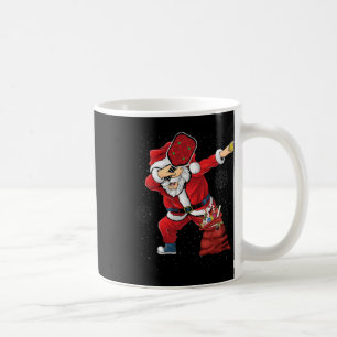 Fun Pickleball Christmas Santa Playing Pickleball Coffee Mug