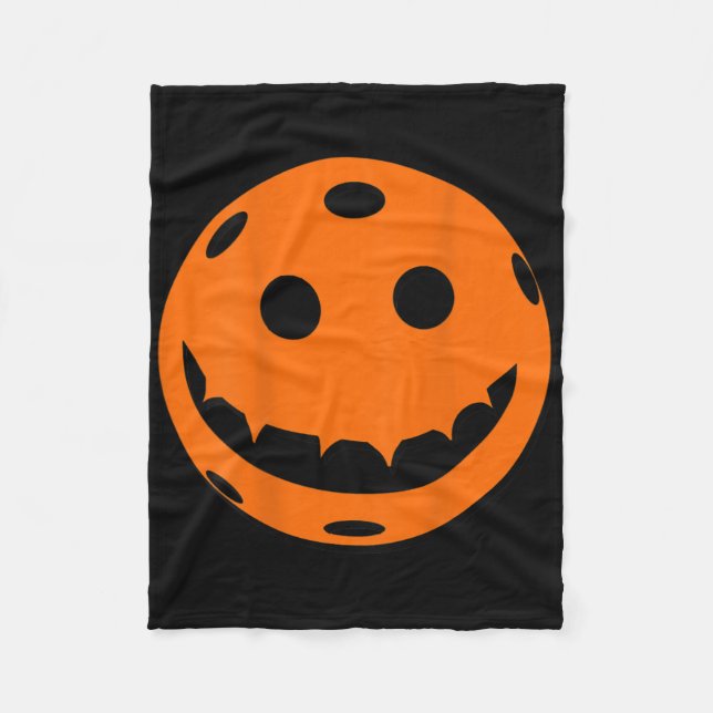 Fun Picklell Halloween Pumpkin Ck Print  Fleece Blanket (Front)