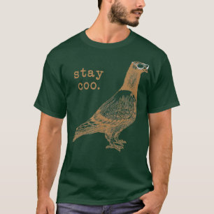 Fun Pigeon Shirt Cool Bird With Sunglasses Pun