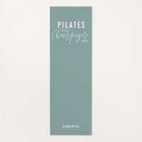 Fun Pilates First Champagne Later Green Workout