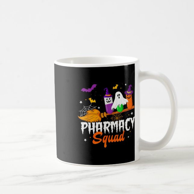 Fun Pills Pharmacy Squad Pharmacist Technician Hal Coffee Mug (Right)