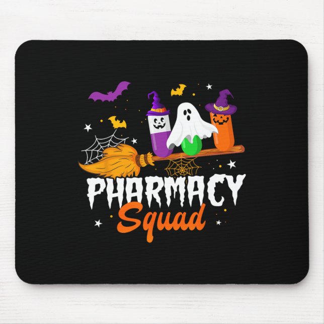 Fun Pills Pharmacy Squad Pharmacist Technician Hal Mouse Mat (Front)