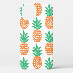 fun pineapple seamless pattern iPhone 12 case