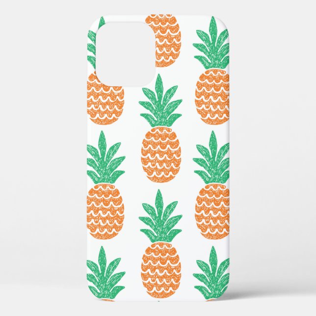 fun pineapple seamless pattern Case-Mate iPhone case (Back)