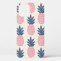 Fun pineapple seamless pattern