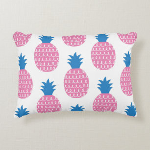 Fun pineapple seamless pattern vintage illustratio decorative cushion