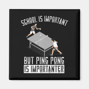 Fun Ping Pong Player Table Tennis Gift   Magnet