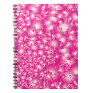 Fun PINK Abstract Ink Super Splash pattern Notebook
