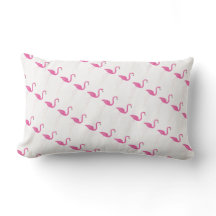 Fun Pink Flamingos on White - Outdoor
