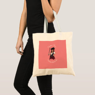 Fun Pink Girl Pirate  Tote Bag