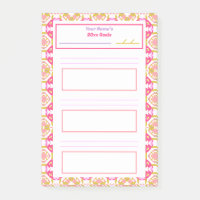 Fun Pink New Year’s Resolutions Goal Tracker Tally