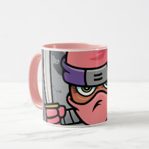 Fun Pink Ninja Mug