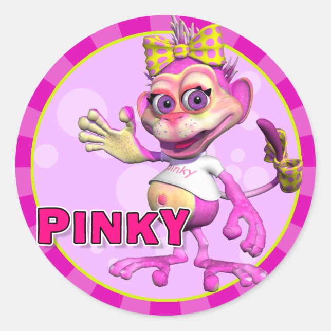 Fun Pinky Stickers (Front)