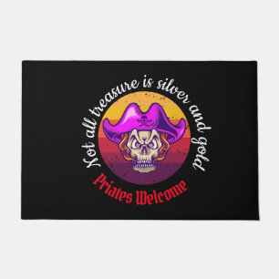 fun Pirate Party Welcome Doormat