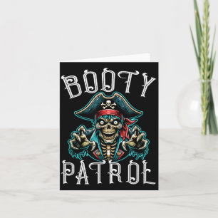 Fun Pirate Pun - Booty Patrol Card