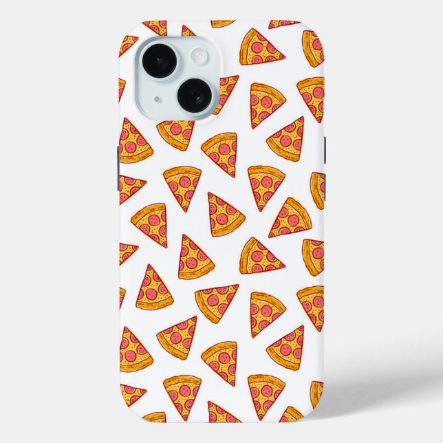 Fun Pizza Slice Pattern Case-Mate iPhone Case (Back)