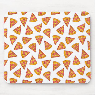 Fun Pizza Slice Pattern Mouse Mat