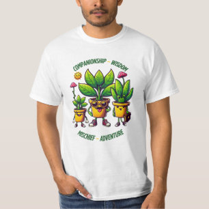 Fun Plant Buddies: Companionship Between Wisdom,  T-Shirt